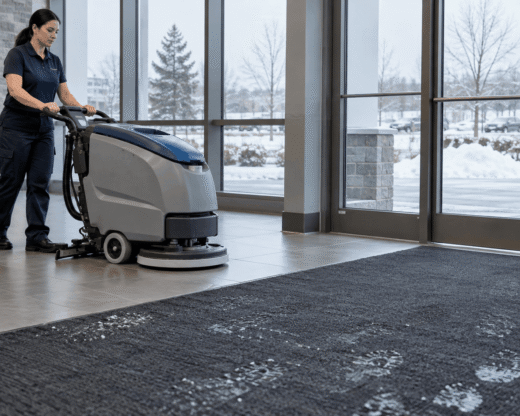 Winter Lobby Scrubbing Routine (1) Winter Lobby Scrubbing Routine (1)